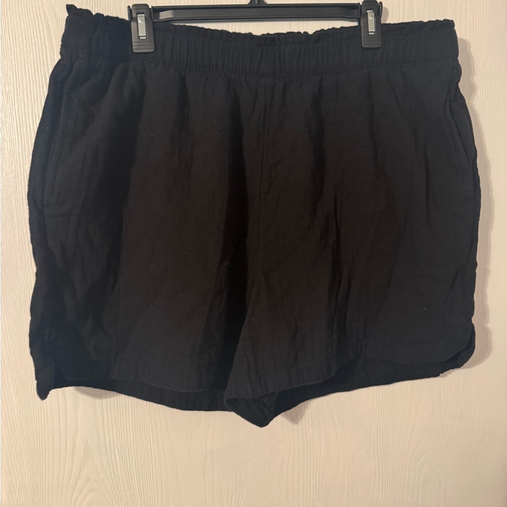 Old Navy Black Shorts with Elastic Waistband